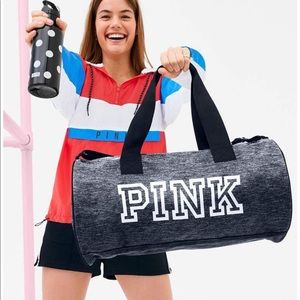 Vs pink gym bag & water bottle